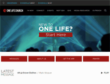 Tablet Screenshot of onelifechurch.org